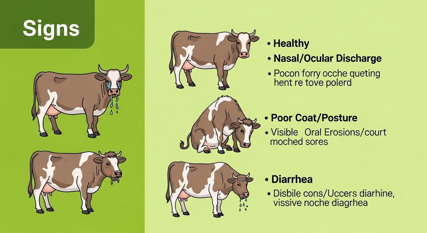BVD Symptoms in Cattle: